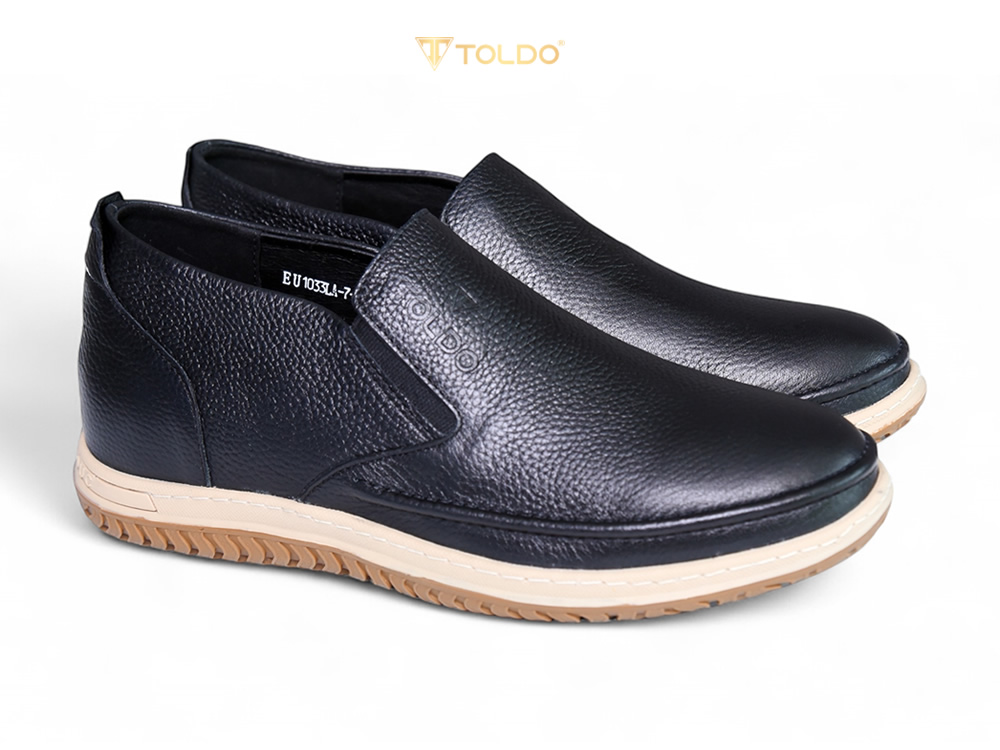 Giày cao 7cm đế khâu da bò thật