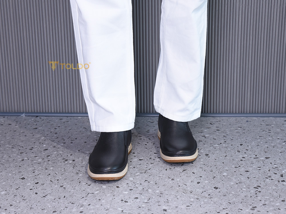 Giày cao 7cm đế khâu da bò thật