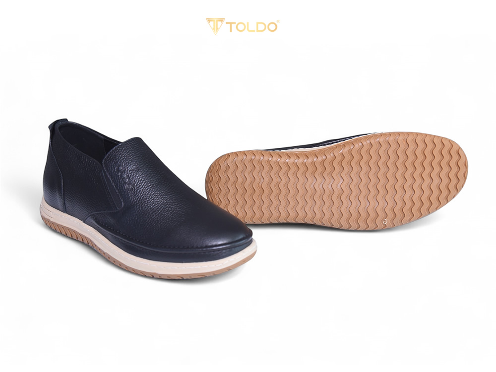 Giày cao 7cm đế khâu da bò thật