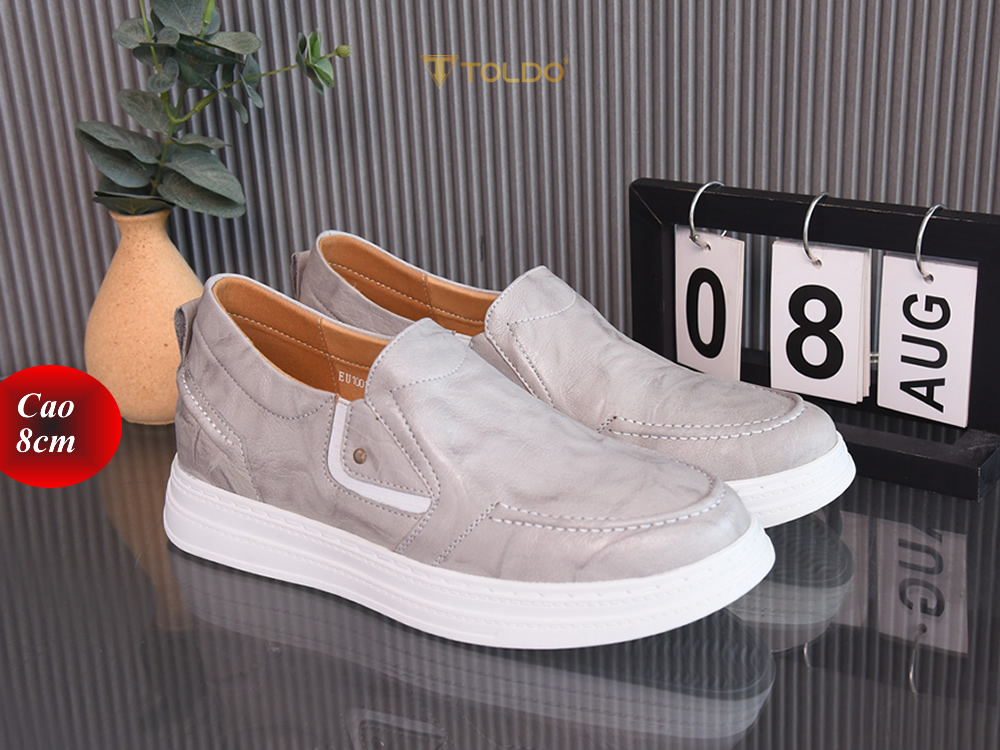 Giày thể thao nam cao 8cm đế khâu