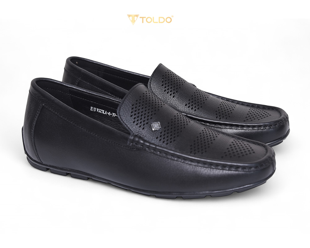 Giày mọi cao 6cm đục lỗ thoáng khí