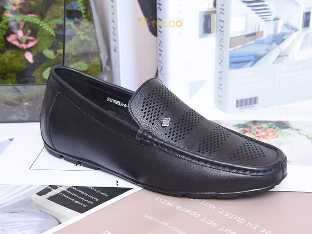Giày mọi cao 6cm đục lỗ thoáng khí