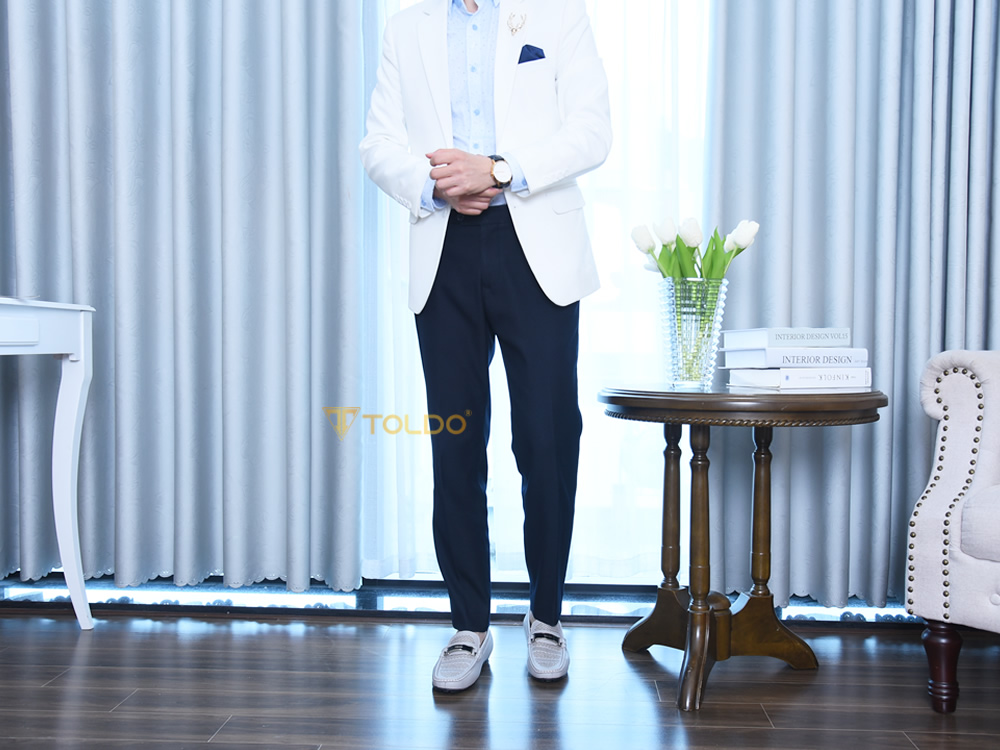 Giày mọi nam cao 6cm đục lỗ thoáng khí