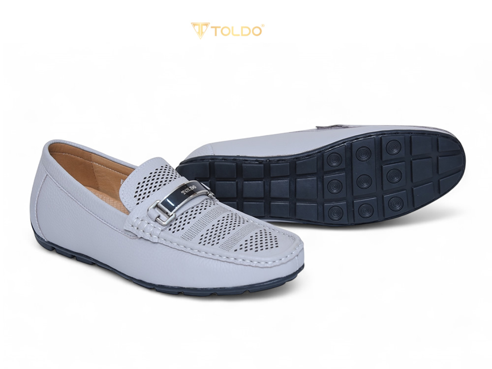 Giày mọi nam cao 6cm đục lỗ thoáng khí