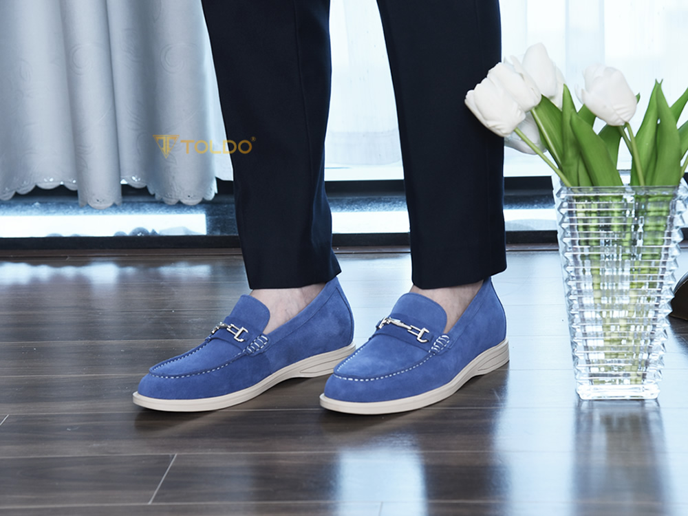 Giày cao 6cm da mềm màu nâu