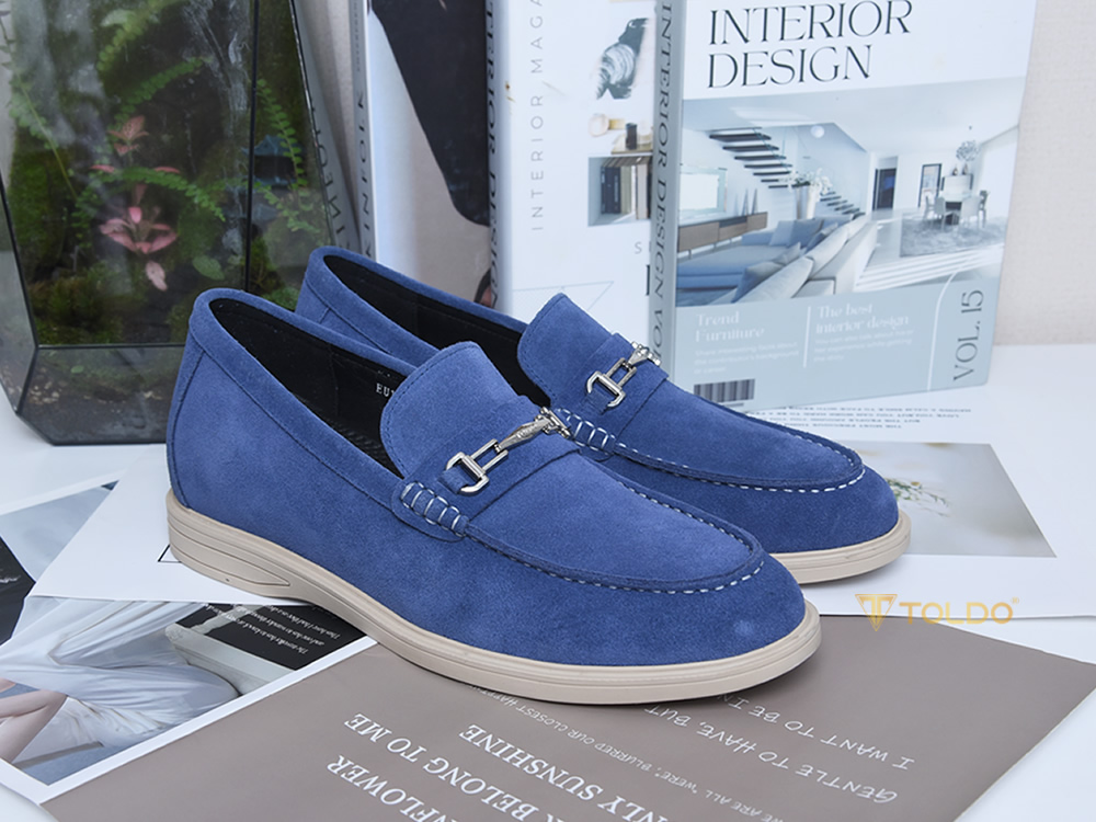 Giày cao 6cm da mềm màu nâu