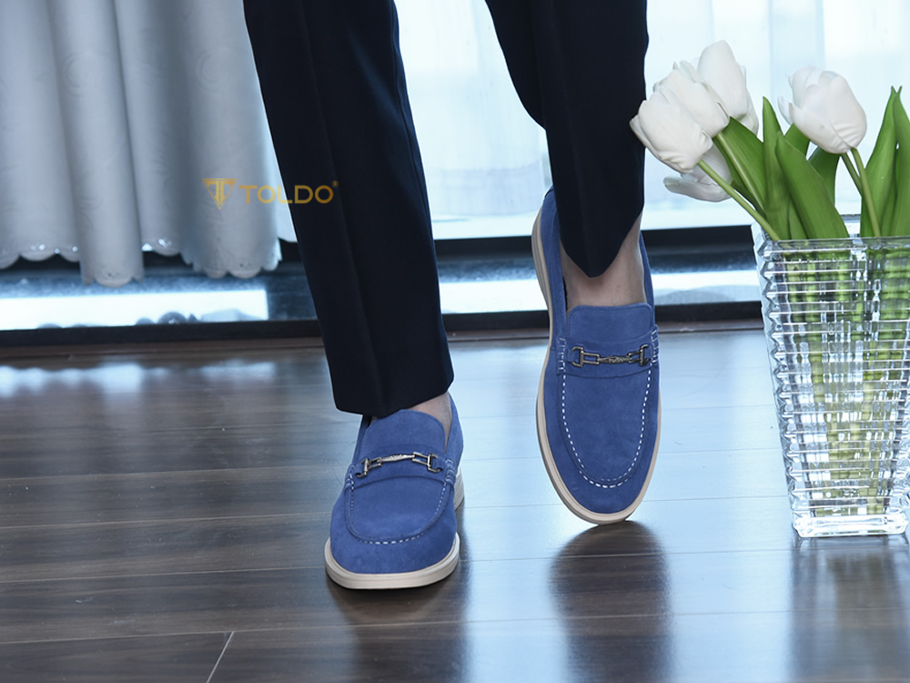 Giày cao 6cm da mềm màu nâu