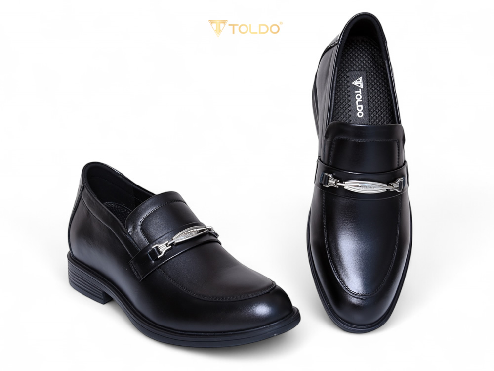 Giày cao 8cm cho nam da thật
