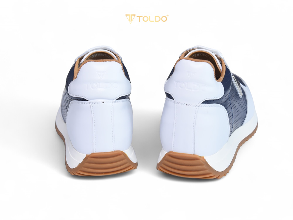 Giày tăng 8cm thể thao nam da thật