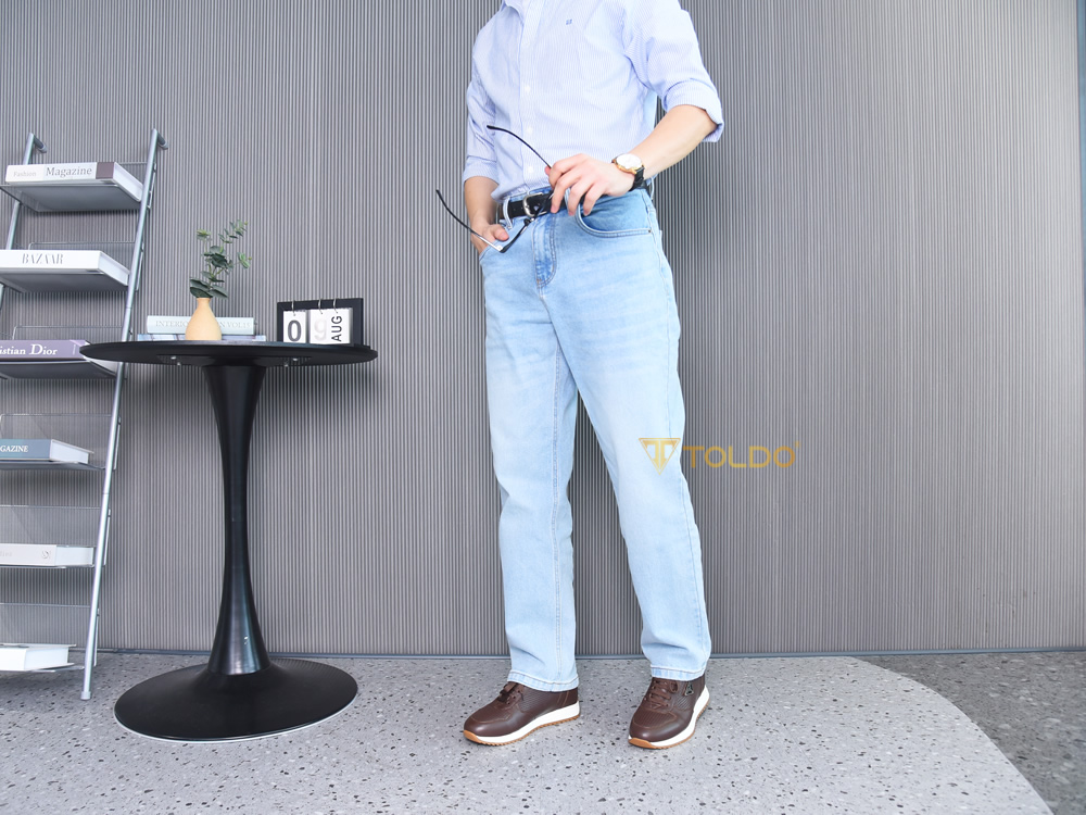 Giày nam cao 8cm thể thao da thật