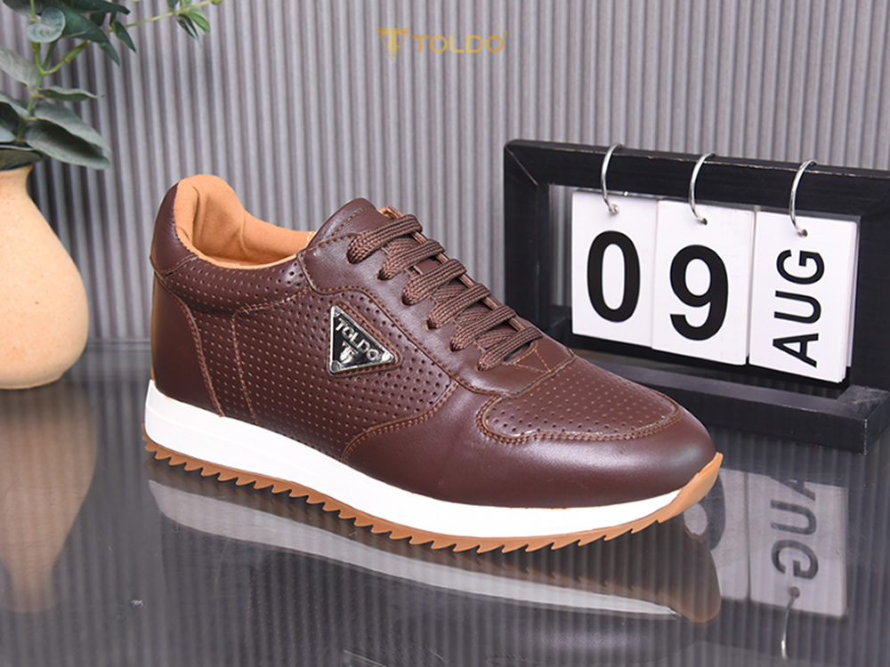 Giày nam cao 8cm thể thao da thật