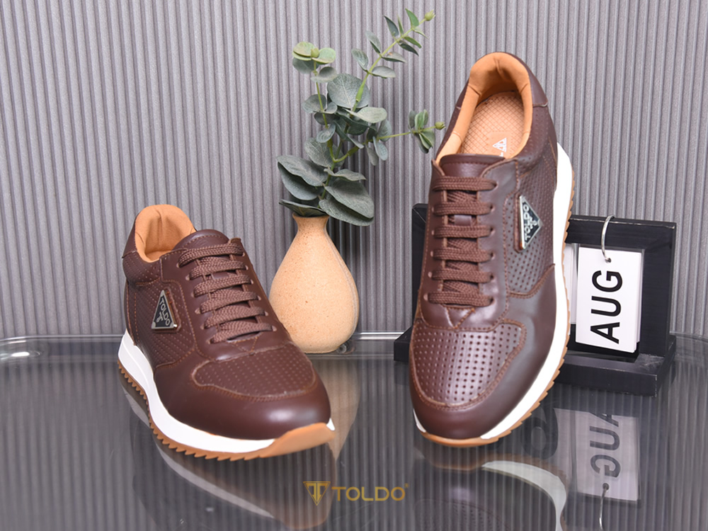 Giày nam cao 8cm thể thao da thật